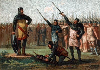 チルデリック2世は、670年から673年までフランクフルトの王でした。 作： French School