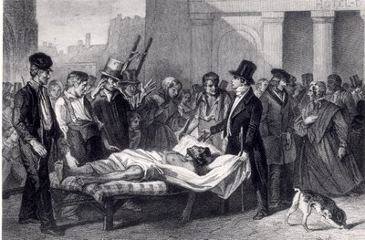 パリのコレラ、1832 作： French School