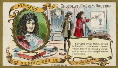 クリスティアン・ホイヘンス（オランダの物理学者、数学者、天文学者、時計学者（クロモリト 作： French School
