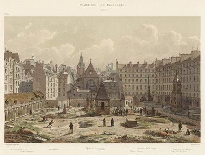 イノセント墓地、1750 作： French School