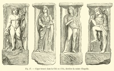 チッペは1784年にサントシャペルの背後で市内で発見されました 作： French School