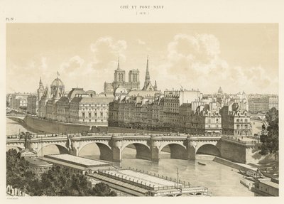 シテとポンヌフ、1878 作： French School