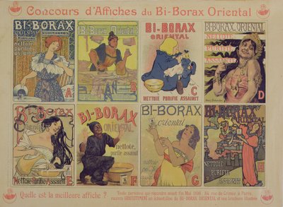フランスの洗浄剤Bi-Borax Oriental、1898を宣伝する最高のポスターをめぐるコンテスト 作： French School