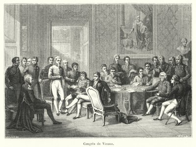 ウィーン会議（彫刻 作： French School
