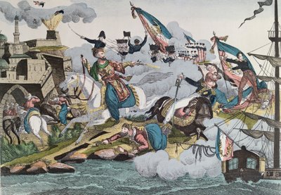 1830年のフランス軍によるアルジェの征服、1830〜40年頃 作： French School
