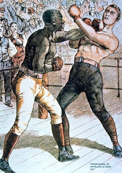 コーベットジャクソン：試合なしの61ラウンド！ 1891 作： French School