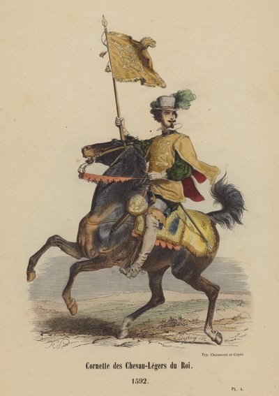 Cornette des Chevau-Legers du Roi、1592 作： French School