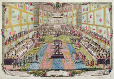 1775年6月11日、ランス大聖堂でのルイ16世の戴冠式 作： French School