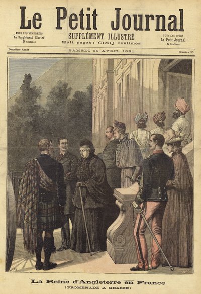 ルプチジャーナルの表紙、1891年4月11日 作： French School