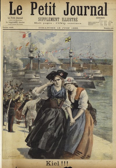 ルプチジャーナルの表紙、1895年6月16日 作： French School