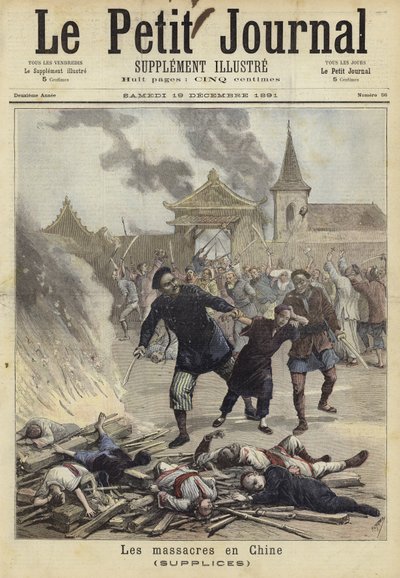 ルプチジャーナルの表紙、1891年12月19日 作： French School