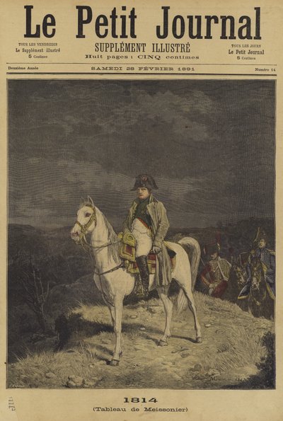 ルプチジャーナルの表紙、1891年2月28日 作： French School