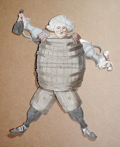 ルイ・リケティの切り抜き（1754-95）ヴィコントデミラボー、1790年頃（104552も参照） 作： French School