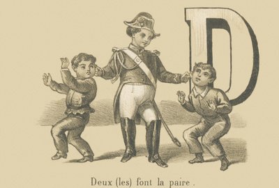 D：2つでペアになります 作： French School