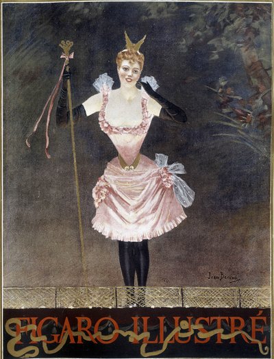 ダンサー - "Figaro Illustrated "の表紙, n.d. 作： French School
