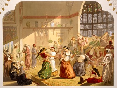 カイロでのダンス式典、1860 作： French School