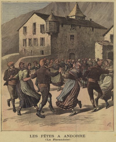 アンドラでお祭りの間に踊る 作： French School