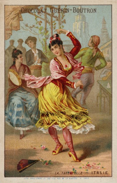 イタリアのタランテラを踊る 作： French School