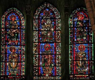ダニエル、ヨナとハバクク、合唱団、聖職者、南側 作： French School