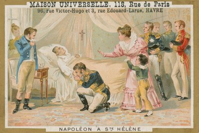 セントヘレナでのナポレオンの死、1821年 作： French School