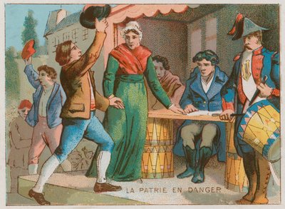 国家緊急事態宣言、1792年 作： French School