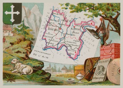 フランス東部のアイン県 作： French School