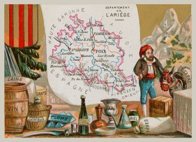 フランス南西部のアリエージュ県 作： French School