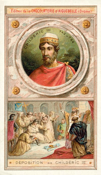 チルデリック3世の寄託、752年（クロモリト 作： French School