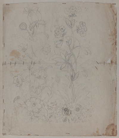 デザイン画、18世紀後半 作： French School