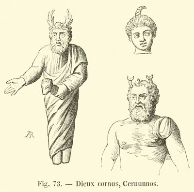 Dieux cornus、Cernunnos 作： French School