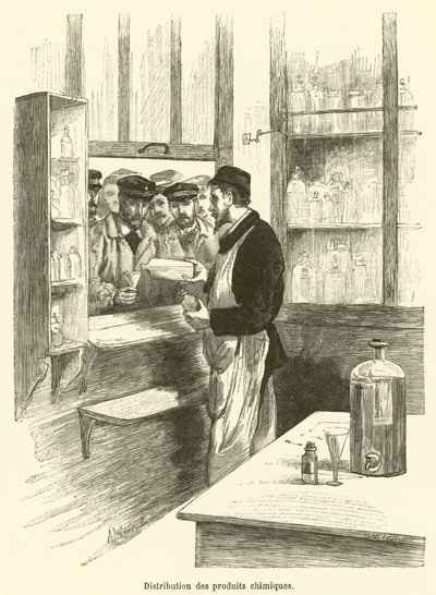 化学製品の販売（彫刻） 作： French School