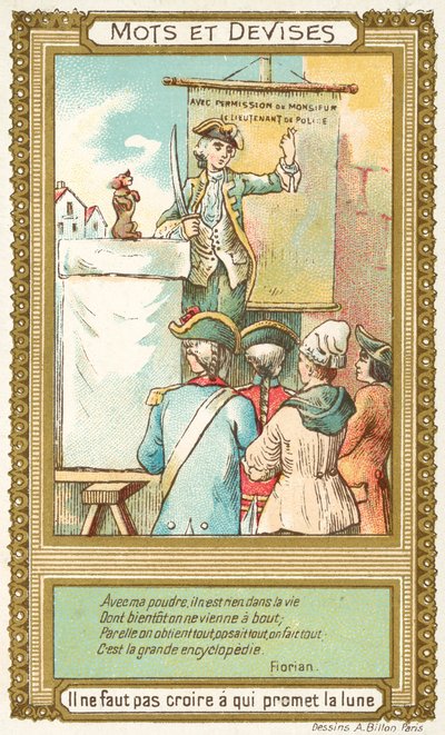 月を約束する者を信じてはならない（クロモリト 作： French School