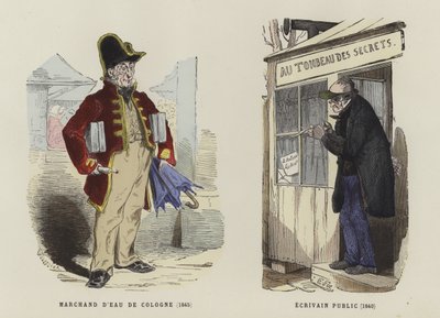 1845年のオーデケルンの売り手、1840年の公作家 作： French School