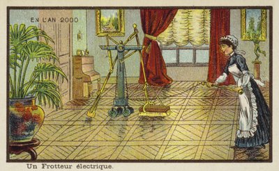 2000年の電気床研磨機 作： French School