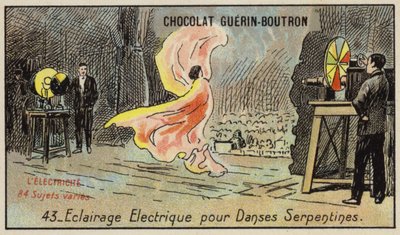 蛇の道を行くダンスのための電気照明（クロモリト 作： French School