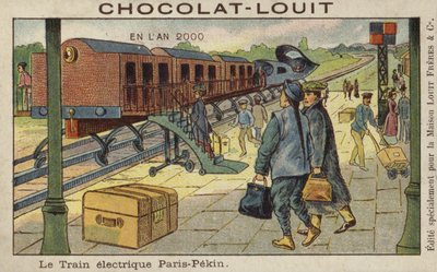 2000年のパリから北京への電車 作： French School