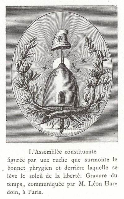 構成員議会の紋章、フランス革命 作： French School
