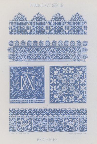 刺繍（クロモリト 作： French School