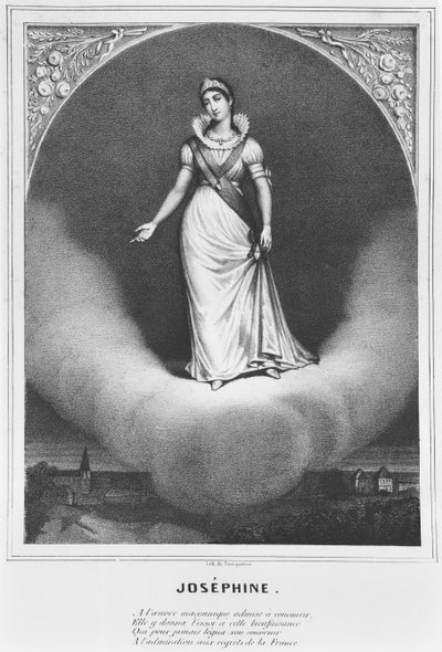 ジョセフィーヌ・ド・ボーアルネ皇后（1763-1814）とフリーメーソンリー、1846年頃 作： French School