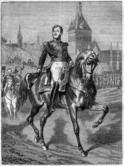 ジャン・ラップ将軍（1771～1821年）の騎馬像 - Jean comte Rapp General francais（1772～1821年） - Adolphe Thiers著「Histoire de l