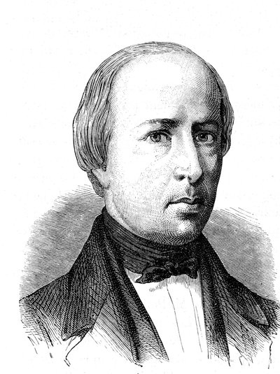 アーネスト・ペタン（1812-1879）、フランスの気球発明者。 作： French School