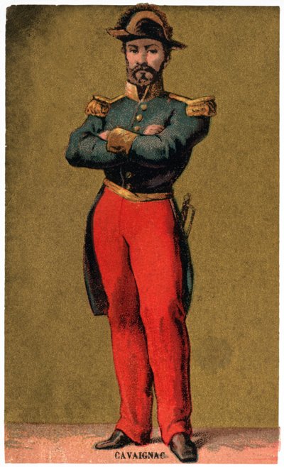 ユージーン・カヴェニャック、1900年頃（版画） 作： French School