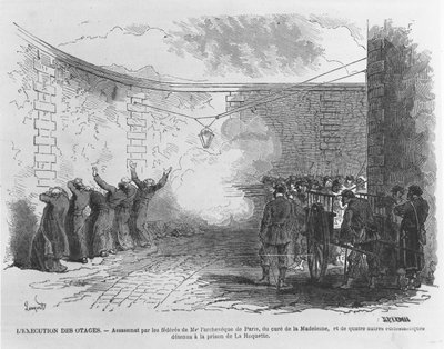 ジョルジュ・ダーボイの処刑 1871年3月24日（彫刻作品 作： French School