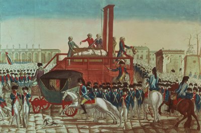 ルイ16世の執行（1754-93）1793年1月21日（154902も参照） 作： French School