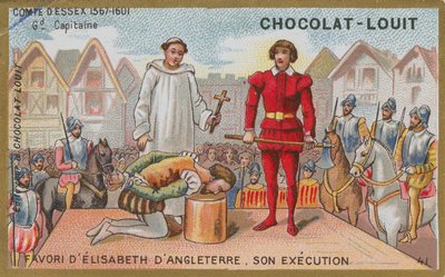 エセックス伯爵の処刑、1601年 作： French School