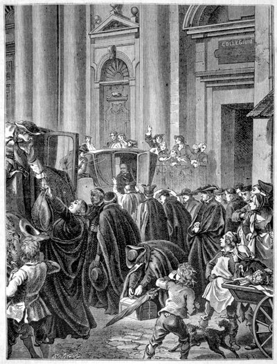 イエズス会の追放（1764年） - アンリ・マルタン著「フランス民衆史」より 作： French School