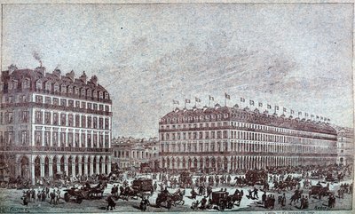 百貨店「ルーブル」の外観 作： French School
