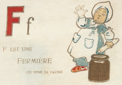 Fさんは小麦粉を売っている農家の方です。 作： French School