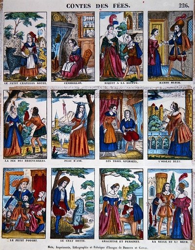 フェアリーストーリーズ」1840年頃（カラーリトグラフ） 作： French School