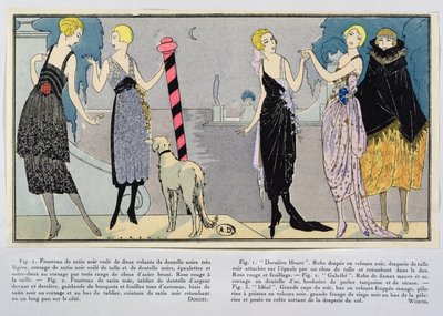 ジャックドゥーセ（1853-1929）と1920年から21年の冬のレエレガンスパリジエンヌの家 作： French School